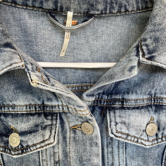 Free People - Rumors Denim Jacket (small) - Picture 3 of 5